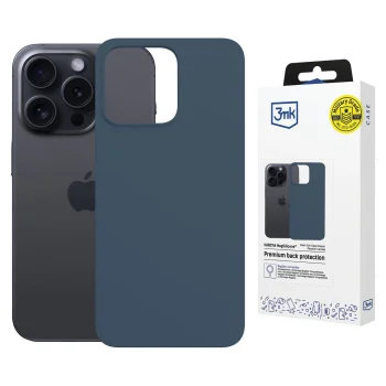 3mk Hardy MagSilicone vāciņš Apple iPhone 15 Pro Max - tumši zils | Phone Case Cover Navy Blue