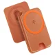Magnētiskais maks Spigen Valentinus MagFit+ MagSafe Oranžs