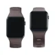 Силиконовый ремешок 3mk для Apple Watch 38/40/41 мм, темно-серый