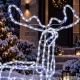 Светящийся новогодний олень 216 LED с подвижной головой, IP44