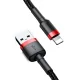 Кабель Baseus Cafule USB на Lightning, 1.0 м, 2.4A, Красно-черный