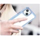 Outer Space Case vāciņš iPhone 14 Plus, caurspīdīgs ar zilu rāmi