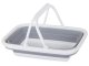 Silikona Saliekamais Grozs Bļoda ar Rokturiem | Silicone Folding Basket Bowl with Handles