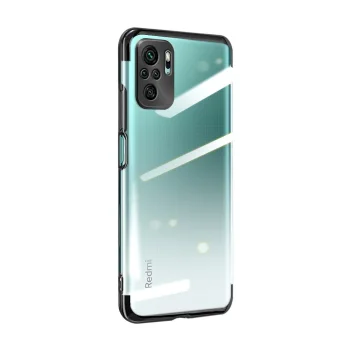 Vāciņš Xiaomi Redmi Note 10 5G / Poco M3 Pro, Clear Color 0.3mm, melns