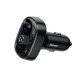 Baseus FM modulators T Shaped S-09 ar Bluetooth MP3 auto lādētāju, melns