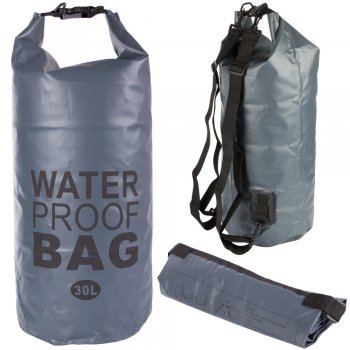 Ūdensnecaurlaidīga Soma Mugursoma Maiss Pārgājieniem Atpūtai Ceļojumiem 30L, Mix Color | Dry Sack Bag Waterproof...