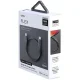 Uniq Flex Cable USB-C- Lightning 18W nylon 30cm grey/charcoal grey