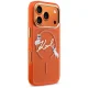 Karl Lagerfeld IML Choupettes Karl Script Logo чехол с MagSafe для iPhone 17 Pro – оранжевый