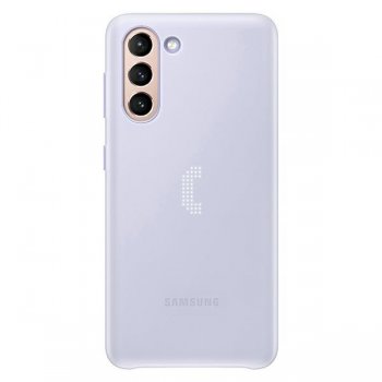Original Samsung Galaxy S21+ Plus (SM-G996B) Smart LED Case Cover (EF-KG996CV), Purple | Oriģināls Telefona Maciņš...
