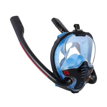 Pilnas sejas snorkelēšanas maska ar 2 caurulītēm L/XL