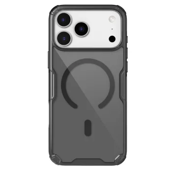 Чехол Nillkin для iPhone 17 Pro Max Nature TPU Pro Magnetic, прозрачный черный