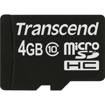 Atmiņas karte Transcend microSDHC 4GB Class 10 TS4GUSDC10