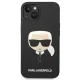 Чехол Karl Lagerfeld Silicone Karl\'s Head MagSafe для iPhone 14 Plus / 15 Plus - Черный