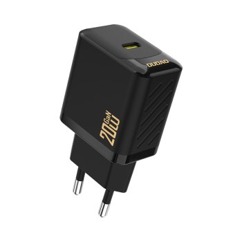 Dudao A26 PD20W GaN USB‑C lādētājs – melns