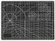 Double-sided self-healing cutting mat A4 for modeling, black