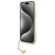 Guess для iPhone 15 Plus чехол 4G Charms Collection, серый