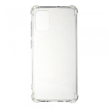 Samsung Galaxy A71 (SM-A715F) Drop-resistant Clear TPU Case Cover, transparent - vāks bamperis