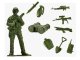 Rotaļu Spēļu Karavīri Ieroči Militārā Spectehnika Komplekts, 307 gab. | Set of Toy Soldiers Military Equipment...