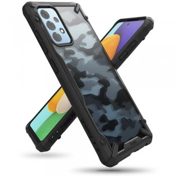 Samsung Galaxy A52 (SM-A525F/DS) / A52s (SM-A528B) Ringke Fusion X Cover Case, Camo | Telefona Vāciņš Maciņš...