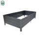 Paaugstinātā dārza dobe Klasika Garden, 1500x750x300mm, Pelēka