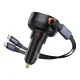 АЗУ Baseus Enjoyment Pro 60W с вытяжным кабелем USB-C/Lightning черное
