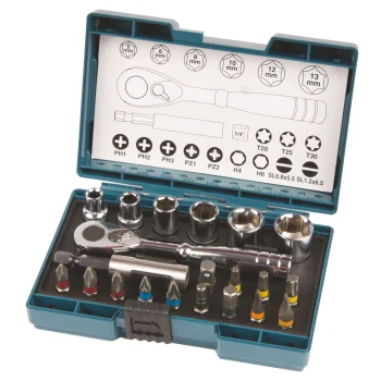 Набор бит и трещотка Makita B-54081, 21 предмет