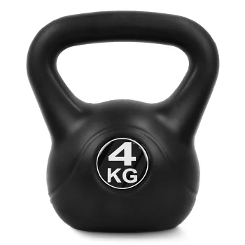 4FIZJO svarbumba treniņiem 4 kg, melna