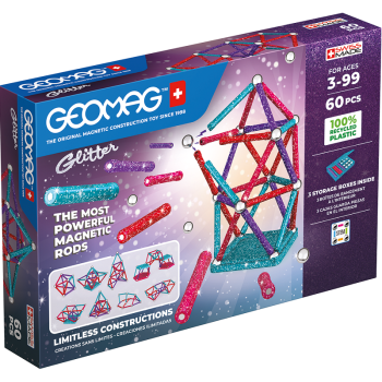Glitter GEOMAG GEO-536 Магнитные Строительные Блоки Шарики Стержни...