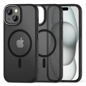 Чехол Tech-Protect для iPhone 15 MagMat 2 MagSafe, матовый черный