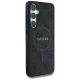 Guess Leather 4G Colored Ring MagSafe vāciņš Samsung Galaxy S25, melns