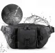 Universāla taktiskā jostas soma 86 - 112 cm, melns | Universal Tactical Belt Waist Kidney Banana Bag