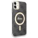 Guess iPhone 11 vāciņš 4G MagSafe, melns
