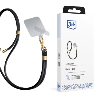 3mk EasyClip viedtālruņa siksniņa, melna