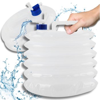 Saliekama plastmasas kempinga ūdens tvertne 15 L