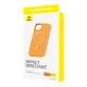 Магнитный чехол для iPhone 15 Plus Baseus Fauxther Series, оранжевый