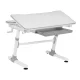 Ergonomisks bērnu rakstāmgalds Ergo Office ER-417, regulējams augstums, pelēks