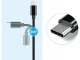 Переходник USB-C на USB-A 3.0 OTG для телефона, прочный, черный