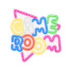 Forever Neon Dekoratīvā LED Lampa Figūra Gaismeklis Apgaismojums ar USB, GAME ROOM | Decorative LED Lamp Figure Flashlight