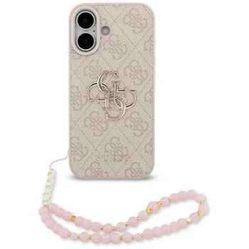 Guess 4G Strap Classic Logo vāciņš iPhone 17 - Rozā | Phone Case Cover Pink