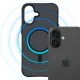 3mk iPhone 16 Plus vāciņš Smoke MagCase ar MagSafe, puscaurspīdīgs