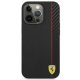 Чехол Ferrari On Track Stripe для iPhone 13 Pro Max, черный