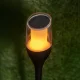 Solar Garden Torch Light with Flickering Flame Forever Light FLS-230, Black