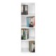 Modernhome KJZ2173 Modern White 4-Tier Shelving Unit