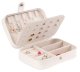 Juvelierizstrādājumu Kastīte Bižutērijas Organizators, Bēšs | Casket Organiser Jewellery Box
