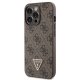 Чехол Guess для iPhone 13 / 13 Pro Crossbody 4G Metal Logo, коричневый