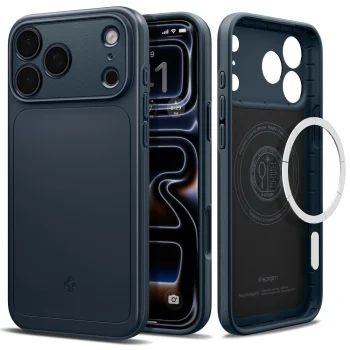 Чехол Spigen Thin Fit Mag для iPhone 18 Pro Max / 17 Pro Max, MagSafe, серый