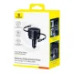 Auto Lādētājs Baseus Enjoyment Max 60W ar Izvelkamiem Kabeļiem - Melns | Phone Car Charger
