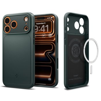 Spigen Thin Fit Mag vāciņš Apple iPhone 17 Pro Zaļš
