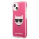 Чехол Karl Lagerfeld Choupette Head для iPhone 13 - Fuchsia