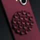 Silikona vāciņš Silicone Stick priekš iPhone 16 Pro 6,3\", bordo